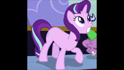 Size: 1920x1080 | Tagged: safe, edit, edited screencap, screencap, rainbow dash, spike, starlight glimmer, pony, a royal problem, g4, no second prances, to where and back again, accordion, animated, musical instrument, smiling, sound, webm, what am i doing with my life...