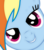 Size: 500x572 | Tagged: safe, rainbow dash, pony, g4, bedroom eyes, close-up, face, female, solo