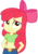 Size: 2336x3368 | Tagged: safe, edit, vector edit, apple bloom, equestria girls, g4, belly, belly button, high res, midriff, solo, vector