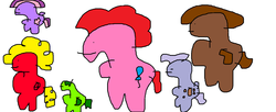 Size: 1197x487 | Tagged: artist needed, safe, pinkie pie, twilight sparkle, pony, g4, 1000 hours in ms paint, eh heh heh heh knock it off, female, hm hm hm hm hm hm knock it off, ms paint, shitposting, solo, stylistic suck