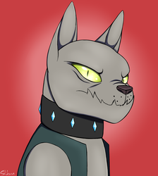 Size: 2073x2310 | Tagged: safe, artist:shkura2011, diamond dog, bust, high res, portrait, red background, simple background, solo