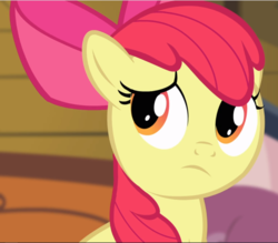 Size: 1072x941 | Tagged: safe, screencap, apple bloom, earth pony, pony, g4, pinkie apple pie, adorabloom, bow, close-up, cropped, cute, female, filly, hair bow