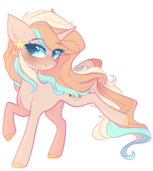 Size: 1280x1432 | Tagged: safe, artist:kirionek, oc, oc only, pony, unicorn, blue eyes, brown mane, commission, female, long mane, looking at you, mare, pale coat, shotes, simple background, smiling, solo, transparent background