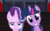 Size: 1164x721 | Tagged: safe, artist:davidsfire, artist:frownfactory, artist:nukarulesthehouse1, starlight glimmer, twilight sparkle, pony, g4, caption, cinema, cute face, duo, funny, happy, image macro, opinion, starlight glimmer is not amused, text, unamused, vector