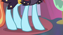 Size: 1280x720 | Tagged: safe, screencap, sassy saddles, pony, g4, close-up, hooves, legs, pictures of legs