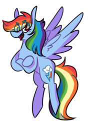 Size: 1280x1817 | Tagged: safe, artist:quiet-bunny, rainbow dash, pegasus, pony, g4, crossed arms, cutie mark, eye clipping through hair, female, flying, mare, open mouth, simple background, solo, transparent background