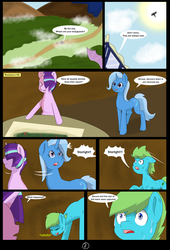 Size: 4750x7000 | Tagged: safe, alternate version, artist:chedx, starlight glimmer, trixie, comic:the storm kingdom, g4, my little pony: the movie, adventure, alternate hairstyle, alternate timeline, alternate universe, comic, fantasy