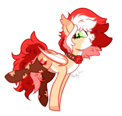 Size: 784x742 | Tagged: safe, artist:mintoria, oc, oc only, oc:rosa ruby, bat pony, pony, clothes, female, mare, simple background, socks, solo, transparent background