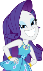Size: 3000x4903 | Tagged: safe, artist:cloudy glow, rarity, human, equestria girls, equestria girls series, g4, street chic, spoiler:eqg series (season 2), arms, big smile, clothes, cute, epic smile, eyebrows, eyeshadow, face of mercy, faic, female, geode of shielding, grin, hand on hip, happy, high res, lidded eyes, looking at you, magical geodes, makeup, rarara, raribetes, rarity peplum dress, shit eating grin, simple background, smiling, smiling at you, smug, solo, teenager, transparent background, vector