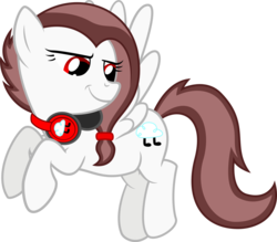 Size: 1280x1123 | Tagged: safe, artist:redpandapony, oc, oc only, oc:scarlet blitz, pegasus, pony, female, headphones, mare, simple background, solo, transparent background