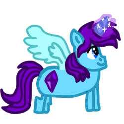 Size: 768x768 | Tagged: safe, oc, oc only, oc:bronies playing, alicorn, pony, alicorn oc, horn, ibispaint x, magic, male, simple background, solo, stallion, white background, wings