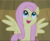 Size: 1143x943 | Tagged: safe, screencap, fluttershy, pegasus, pony, filli vanilli, g4, barrel, cropped, cute, female, flutterguy, looking up, mare, open mouth, shyabetes, smiling, solo, spread wings, wings