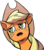 Size: 455x514 | Tagged: safe, artist:andy price, idw, applejack, earth pony, pony, g4, spoiler:comic, spoiler:comic75, cowboy hat, cropped, female, hat, mare, simple background, solo, transparent background