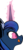 Size: 291x630 | Tagged: safe, idw, princess luna, pony, g4, spoiler:comic, spoiler:comic75, cropped, female, glowing horn, horn, magic, possessed, simple background, solo, tongue out, transparent background