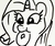 Size: 1058x890 | Tagged: safe, artist:smirk, rarity, pony, g4, bagel, bread, cute, doodle, female, food, monochrome, solo, whiteboard