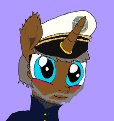 Size: 1205x1280 | Tagged: safe, artist:danksailor, oc, oc:drunken sailor, pony, blushing, cute, male