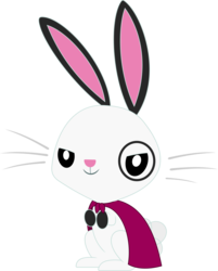Size: 2872x3577 | Tagged: safe, artist:porygon2z, angel bunny, rabbit, g4, crossover, dr colosso, high res, parody, the thundermans