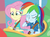 Size: 1154x843 | Tagged: safe, screencap, fluttershy, rainbow dash, equestria girls, equestria girls specials, g4, my little pony equestria girls: better together, my little pony equestria girls: rollercoaster of friendship, cropped, duo, facepalm, female, geode of fauna, geode of super speed, magical geodes