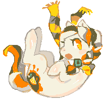Size: 208x200 | Tagged: safe, artist:cocoroll, oc, oc only, earth pony, pony, clothes, falling, scarf, solo