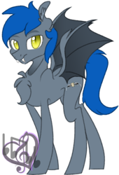 Size: 817x1200 | Tagged: safe, artist:songheartva, oc, oc only, oc:rory ehymes, bat pony, pony, male, simple background, solo, stallion, transparent background