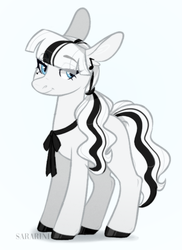 Size: 476x655 | Tagged: safe, artist:sararini, oc, oc only, earth pony, pony, female, mare, simple background, solo, white background