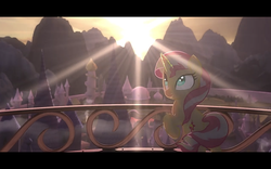 Size: 1280x800 | Tagged: safe, artist:minty root, sunset shimmer, pony, unicorn, the fall of sunset shimmer: animated film, g4, youtube