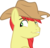 Size: 3110x3000 | Tagged: safe, artist:cloudy glow, bright mac, earth pony, pony, g4, my little pony: friendship is magic, the perfect pear, .ai available, cowboy hat, hat, high res, male, simple background, smiling, smirk, solo, stallion, stetson, transparent background, vector