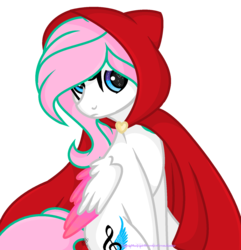 Size: 1584x1640 | Tagged: safe, artist:angelamusic13, oc, oc only, oc:angela music, pegasus, pony, cloak, clothes, female, mare, simple background, solo, transparent background, two toned wings