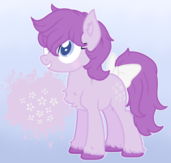Size: 1024x976 | Tagged: safe, artist:dreamilil, blossom, earth pony, pony, g1, g4, bow, female, g1 to g4, generation leap, solo, tail bow