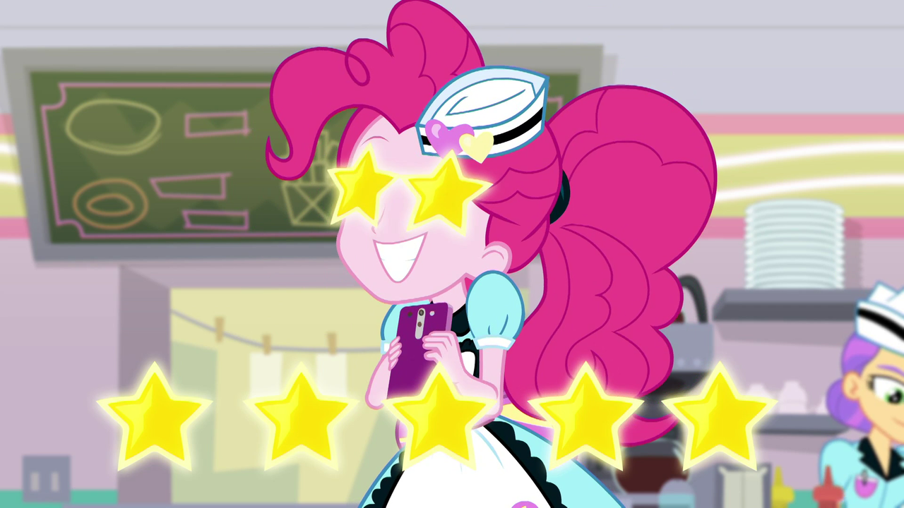 Star pie. Милая Пинки Пай Эквестрии в жизни. Pinkie Stars the movie screenshot.