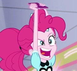 Size: 523x480 | Tagged: safe, edit, edited screencap, screencap, pinkie pie, equestria girls, five stars, g4, my little pony equestria girls: better together, cellphone, cropped, faic, phone, server pinkie pie, smartphone