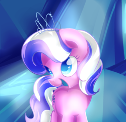 Size: 1442x1400 | Tagged: safe, artist:andromedasparkz, diamond tiara, earth pony, pony, g4, diamond, female, filly, happy, jewelry, solo, tiara