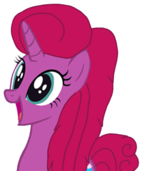 Size: 912x1080 | Tagged: safe, artist:徐詩珮, oc, oc:betty pop, pony, unicorn, g4, cute, female, magical lesbian spawn, mare, offspring, parent:glitter drops, parent:tempest shadow, parents:glittershadow, pretty, pretty cure, simple background, transparent background