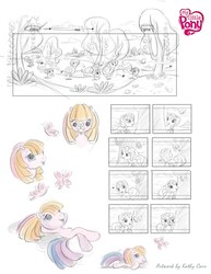 Size: 1236x1600 | Tagged: safe, artist:kathy carr, toola-roola, pony, g3, g3.5, twinkle wish adventure, dreams do come true, storyboard