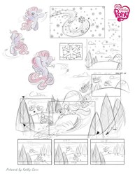Size: 1236x1600 | Tagged: safe, artist:kathy carr, starsong, pony, g3, g3.5, twinkle wish adventure, dreams do come true, storyboard