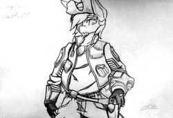 Size: 1004x688 | Tagged: safe, artist:fanliterature101, oc, oc only, oc:city blues, anthro, fallout equestria, earth, fallout, fallout 3, male, solo, stallion