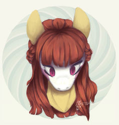 Size: 1280x1350 | Tagged: safe, artist:laps-sp, oc, oc only, pony, bust, female, mare, portrait, solo