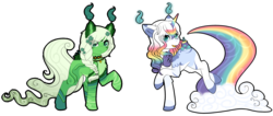 Size: 3636x1547 | Tagged: safe, artist:absolitedisaster08, oc, oc only, original species, pony, scented pony, female, simple background, transparent background