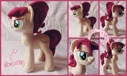 Size: 3804x2292 | Tagged: safe, artist:dixierarity, pony, commission, high res, irl, music box, photo, plushie, pyrrha