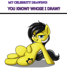 Size: 1472x1668 | Tagged: safe, artist:pencil bolt, oc, oc only, oc:zedwin, earth pony, pony, eyeshadow, female, makeup, mare, sexy, sitting, smiling, solo