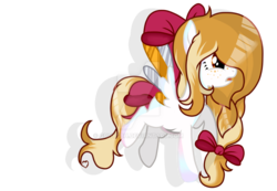 Size: 1024x709 | Tagged: safe, artist:dl-ai2k, oc, oc only, oc:kiddle, pegasus, pony, colored wings, deviantart watermark, female, mare, multicolored wings, obtrusive watermark, simple background, solo, transparent background, watermark