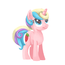 Size: 800x800 | Tagged: safe, artist:needsmoarg4, holly dash, pony, unicorn, g4, cute, female, hollybetes, mare, simple background, solo, white background