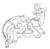 Size: 539x526 | Tagged: dead source, safe, artist:tricks-up-my-sleeve, discord, trixie, draconequus, pony, unicorn, g4, duo, female, male, shipping, sketch, straight, trixcord