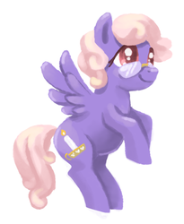 Size: 625x761 | Tagged: safe, artist:needsmoarg4, so soft twilight, pegasus, pony, g1, g4, female, g1 to g4, generation leap, mare, simple background, solo, white background