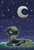 Size: 800x1171 | Tagged: safe, artist:needsmoarg4, twilight sky, earth pony, pony, g4, crescent moon, digital painting, grass, male, moon, solo, stallion, stars, transparent moon