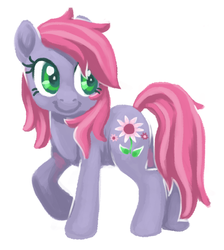 Size: 687x768 | Tagged: safe, artist:needsmoarg4, petal blossom (g3), earth pony, pony, g3, g4, female, g3 to g4, generation leap, mare, simple background, solo, white background