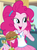 Size: 528x707 | Tagged: safe, screencap, blueberry cake, pinkie pie, human, equestria girls, equestria girls series, g4, schedule swap, spoiler:eqg series (season 2), background human, burger, cheeseburger, cropped, cupcake, cute, diapinkes, female, food, frosting, geode of sugar bombs, hamburger, junk food, magical geodes, solo, that human sure does love burgers