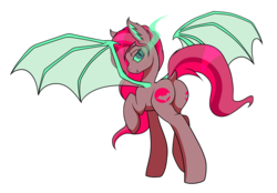 Size: 1280x891 | Tagged: safe, artist:kxttponies, oc, oc only, bat pony, pony, butt, female, mare, plot, simple background, solo, transparent background