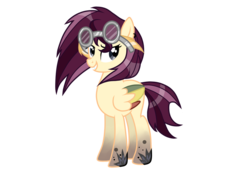 Size: 1024x709 | Tagged: safe, artist:dl-ai2k, oc, oc only, pegasus, pony, female, goggles, mare, simple background, solo, transparent background