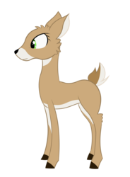Size: 700x950 | Tagged: safe, artist:bjsampson, oc, oc:liana, deer, pony, simple background, solo, transparent background
